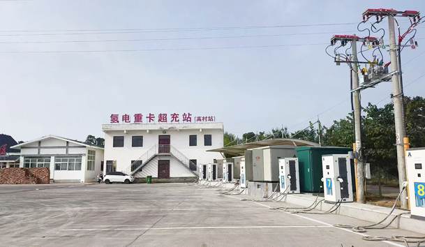 重卡專用充電樁大功率快充設(shè)備項(xiàng)目案例